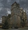 Mosaic of the Cathedral with the Romanesque tower in front (December 2006).