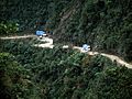 The old North Yungas Road before the new road opened