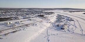 посёлок Белая гора в Абыйском улусе Якутии