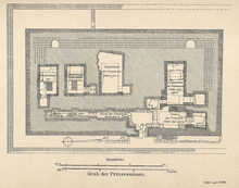 Map drawing by O. Völz