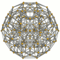 Cantellated 24-cell stereo projection wireframe