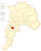 Map of the Villa Alemana commune in the Valparaíso Region