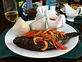 Grilled tilapia with Bbnku