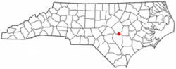 Location of Newton Grove, North Carolina