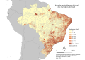 Federative Republic of Brazil population density (2020)