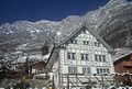 Quinten in winter, seen from the lake shore