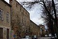 Early wall at Wiener Neustadt, showing the great height achieved on a narrow base.