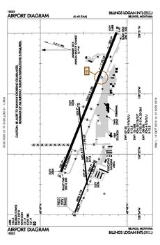 FAA airport diagram of BIL