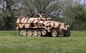 German halftrack at Museum of the American GIs