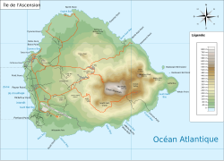 Location of Ascension Island