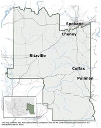 9th LD: Adams, Asotin, Franklin (part), Garfield, Spokane (part), Whitman