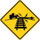 Low ground clearance railroad crossing