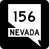 State Route 156 marker