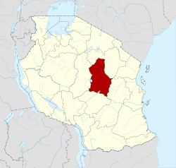 Location in Tanzania