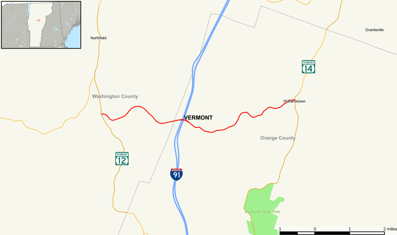 File:Vermont Route 64 Map.svg