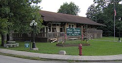 Oliver Springs Depot, now the Oliver Springs Library