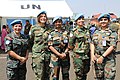 Image 37Female soldiers from Peru, Egypt, India and other countries celebrate International Women's Day. (from International Women's Day)