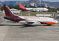 aviones de carga en rampa remota