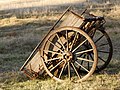 A simple wooden cart in Australia.