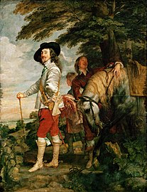 Carlos I de Inglaterra (1635), de Anton van Dyck, Museo del Louvre, París.