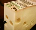 Emmental originated in Switzerland