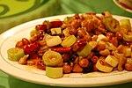 Kung Pao chicken, one of the most famous dishes of Sichuan cuisine