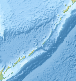 別魯塔魯別火山在千島群島的位置