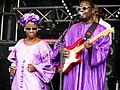 Image 41Malian musical duo Amadou et Mariam are known internationally for their music, combining Malian and international influences. (from Culture of Mali)