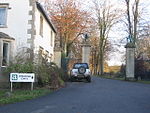 Kilmersdon Lodges, gate piers and gates