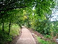 A section of the new Annick path.