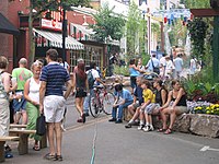 Downtown State College, during 2005 Central Pennsylvania Festival of the Arts