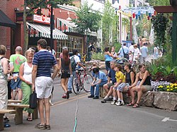 Downtown State College, during 2005 Central Pennsylvania Festival of the Arts