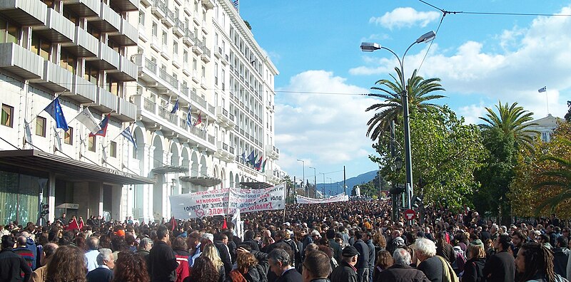 Archivo:Athens 2008 protest demonstration.jpg