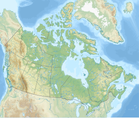 Map showing the location of Broughton Archipelago Provincial Park