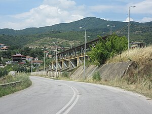 The dam of Lake Kerkini