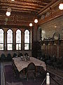 The dining room in the residence hall