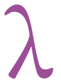 Lambda (represents Gay Liberation)