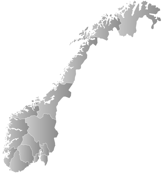 File:Norway Counties Blank.svg