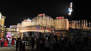 Raiganj Station during diwali