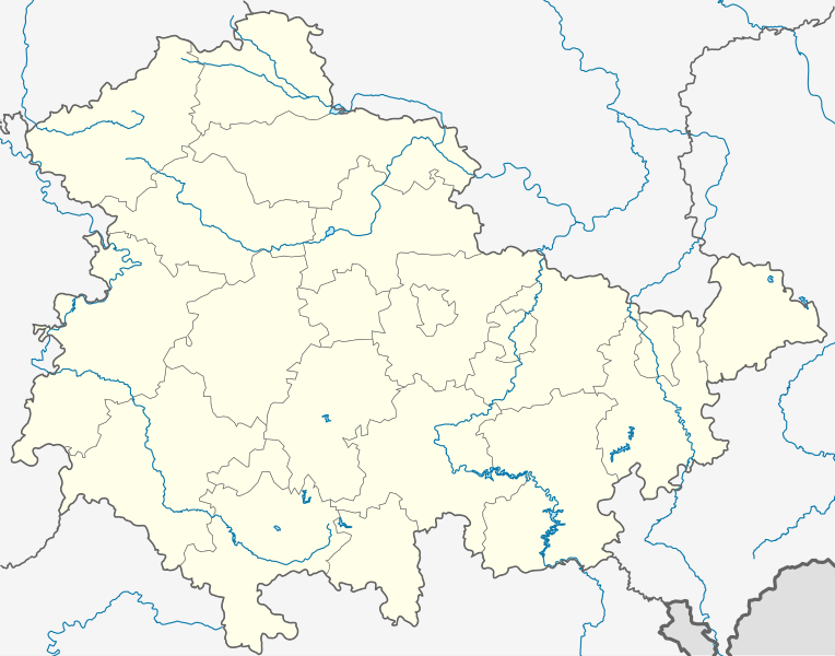 File:Thuringia location map.svg