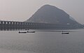 Prakasam Barrage view from Padmavati ghat