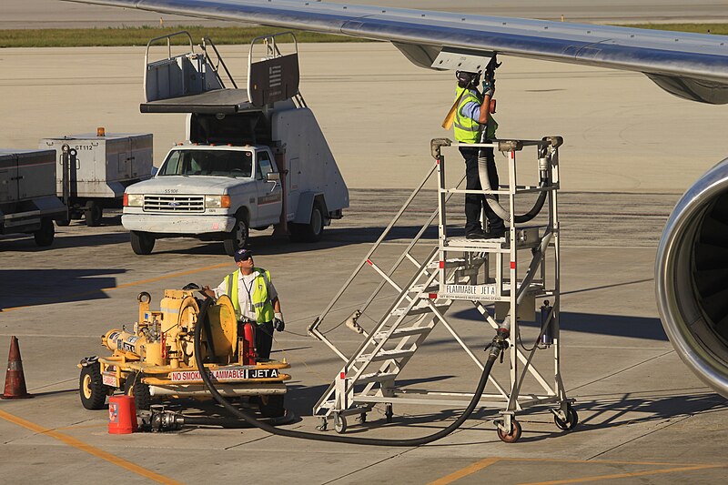 File:Aircraft being fueled.jpg