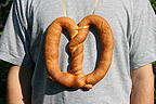 Pretzel from Burg, typically carried around the neck