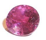 A cut ruby