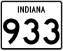 State Road 933 marker