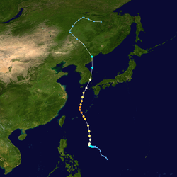 台风美莎克的路径图