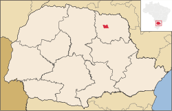 Location in Paraná state