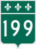 Route 199 marker