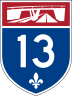 Autoroute 13 marker