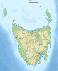 Location map/data/Australia Tasmania/doc is located in Tasmania